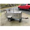 Image 2 : STAINLESS STEEL HOT DOG CART.  NO REGISTRATION.  70" LONG OVERALL.  NO BARBEQUE INCLUDED.