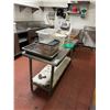 Image 2 : COMMERCIAL STAINLESS STEEL 2 TIER PREP STATION 60"W X 24"D X 33"H
