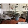 Image 1 : COMMERCIAL STAINLESS STEEL SINGLE WELL DISHWASH SINK WITH WASHING WAND