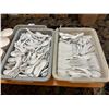 Image 2 : LOT OF ASSORTED DISHWARE INCLUDING SOUP SPOONS, BOWLS, SERVING DISHES AND CONDIMENT DISHES