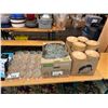 Image 2 : LOT OF ASSORTED SUGAR HOLDERS, GRAVY BOATS, WOODEN BOWLS AND GLASS DESSERT BOWLS