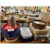 Image 2 : LOT OF ASSORTED SERVER TRAYS, MUG HOLDER TRAYS, DISH COLLECTION TRAYS, ASSORTED ICE BUCKETS
