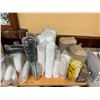 Image 2 : LOT OF ASSORTED TAKE OUT PACKAGING INCLUDING CONTAINERS, CUPS AND LIDS