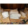 Image 2 : LOT OF ASSORTED TAKE OUT PACKAGING INCLUDING CONTAINERS, LIDS, AND CONDIMENT CONTAINERS