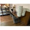 Image 2 : RECTANGULAR WOOD DINING TABLE 7' X 29"