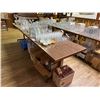 Image 2 : RECTANGULAR WOOD DINING TABLE 5' X 29"