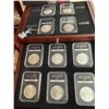 Image 2 : Brilliant Uncirculated U.S. Silver Dollars, Morgan Silver Dollars, first and last issue. Peace Silve