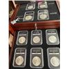 Image 3 : Brilliant Uncirculated U.S. Silver Dollars, Morgan Silver Dollars, first and last issue. Peace Silve