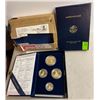 Image 2 : Gold 1988 Proof Set - 4 Gold Coins, coins are in original Shipping Box.