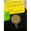 1895 gold 20 Francs w/Heavy Gold Holder 7DWT
