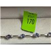 18K Estate Diamond & White Gold Bracelet