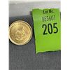 Gold Krugerrand 1/10 oz 1984 coin.