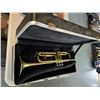 Image 2 : HOLTON BRASS TRUMPET MODEL T602 - USED GOOD CONDITION WITH HARD CARRY CASE