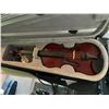 Image 1 : STREICHINSTRUMENTE O.M. MINCH 1/2 SIZE VIOLIN IN CASE - LOOKS NEW - NO BOW