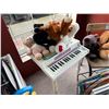 Image 3 : CONTENTS OF CHILDREN'S CORNER (VARIOUS STUFFIES, TOY PIANO, DRUM, XYLOPHONE, BOOKS, STORAGE BASKETS
