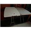 Image 1 : ADJUSTABLE HEIGHT PORTABLE TABLE 30" X 2