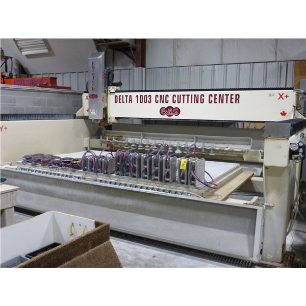 2006 EUROTECH, Delta 1003 CNC Machine, computerized 3-Axis Cutting Center c/w Control Panel & all Ac