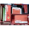 Image 3 : Hilti piston tool c/w automatic cartridge feed, Model DX 350 c/w qty of pins (works)