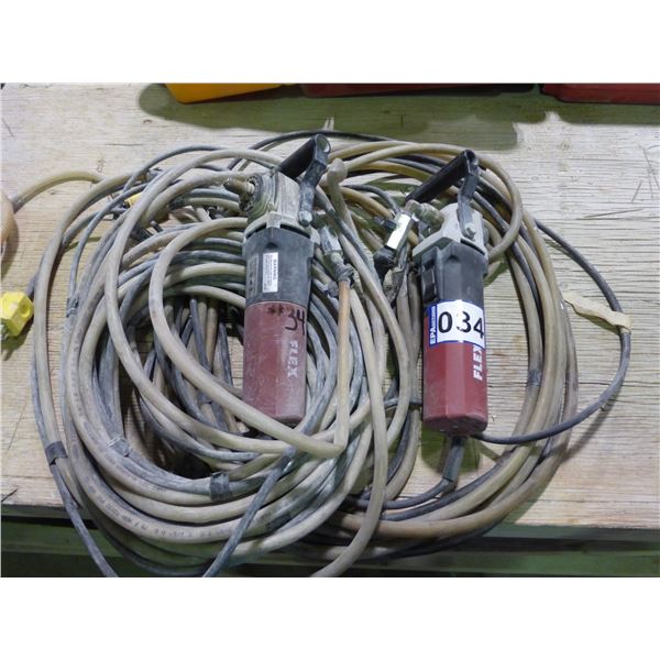 2- Flex polishing grinders (working)