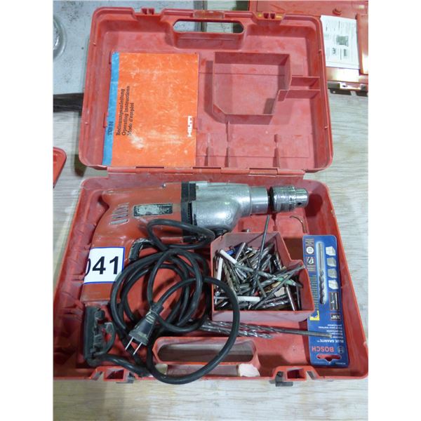Hilti TSB 24, hammer drill c/w assorted bits