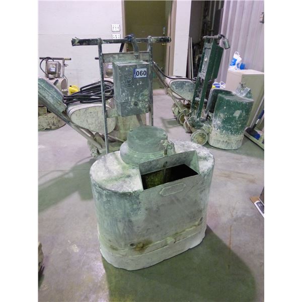 Domus 2 head floor grinder, 220V 30 Amp (works)