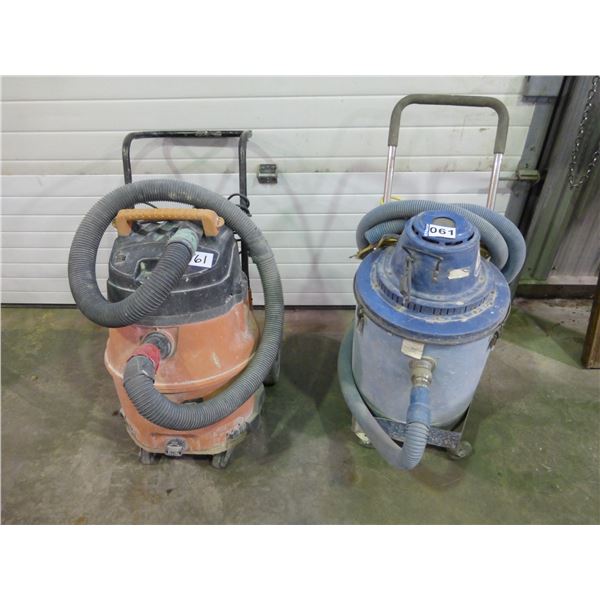 2- Shop Vacuums (works)