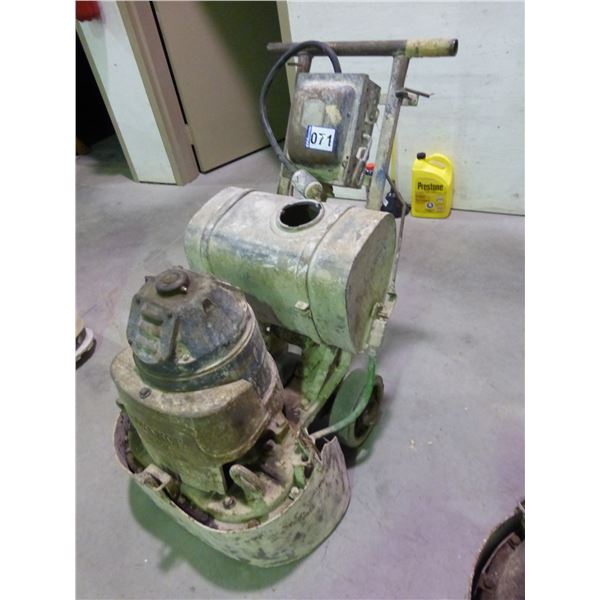 Advance smaller 2 head floor grinder, 220V 30 Amp (works)