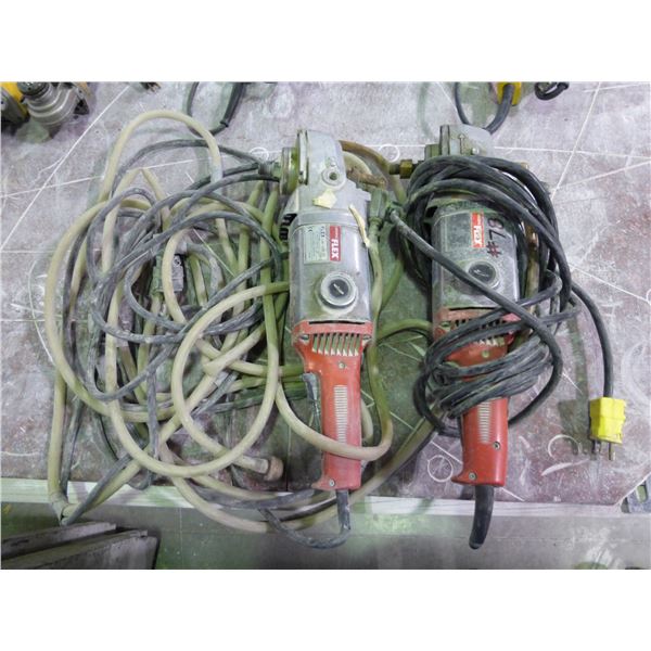 2- Flex hand polishing machines (works)