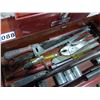 Image 3 : 2- tool boxes c/w wrenches, screw drivers etc.