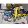 Image 1 : Pioneer 14" chainsaw and Makita 4 1/4" skill saw