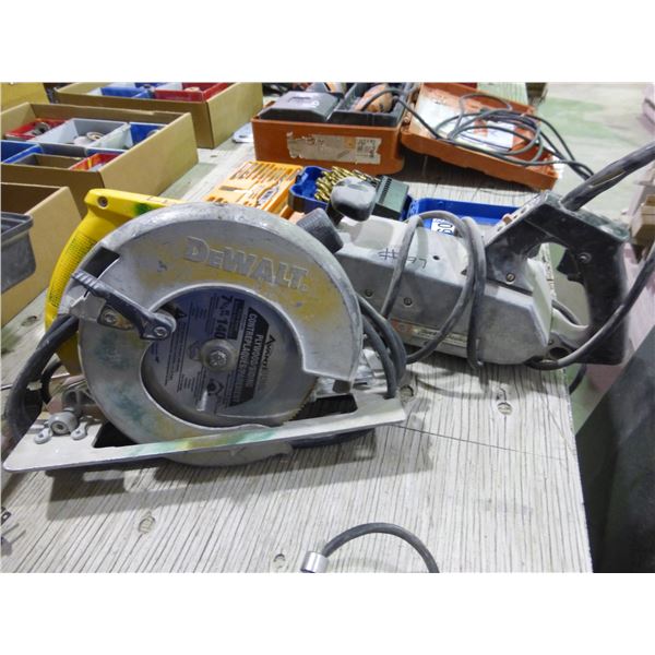 DeWalt skill saw and B&D belt sander