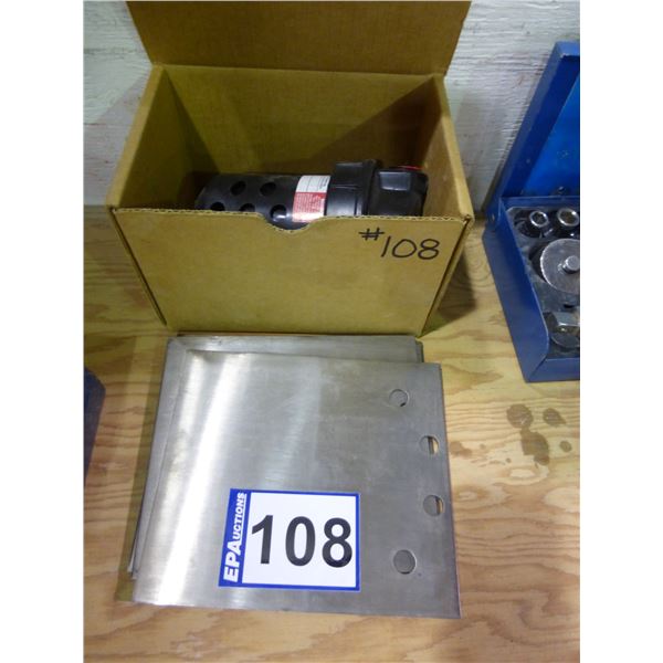 Chipping hammer replacement blades and air line filter canister