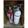 Image 1 : 2- Fire extinguishers (1 is charged)