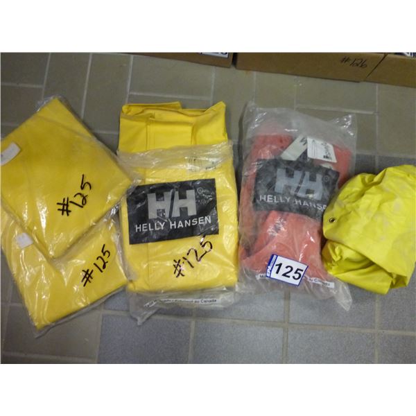 Water proof aprons, jacket and pants