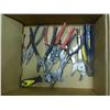 Image 3 : 4- boxes of pliers, vice gripes, razor blades, drill bits, sand paper, Allen wrenches and Misc.