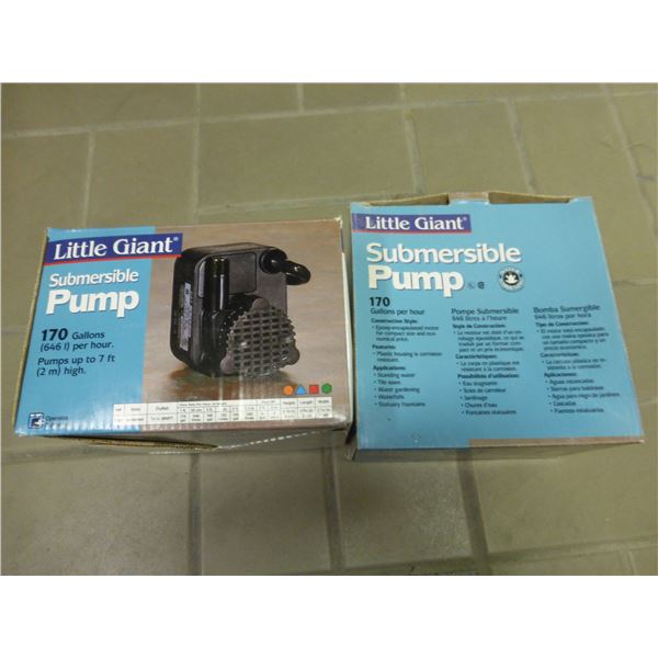 2- Sump pumps