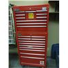 Image 1 : Westward tool box on wheels c/w screwdrivers, wrenches, hammers, plumbers tape, plumbing and air fit