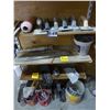 Image 1 : Qty of drill bits, trailer jack, trowels, wire brushes, and Misc.