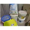 Image 3 : 2 drawer filing cabinet, ice melt, sidewalk salt, tile adhesive, all purpose cleaner, VCT adhesive, 