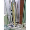 Image 1 : Metal trim, 3- Squeegee's and washing brush