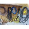 Image 1 : 5- power cords and 1- air hose