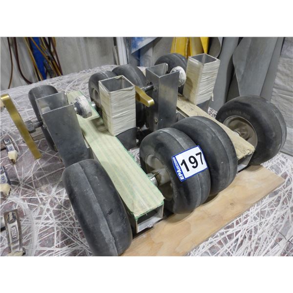 2- stone hauling dollies