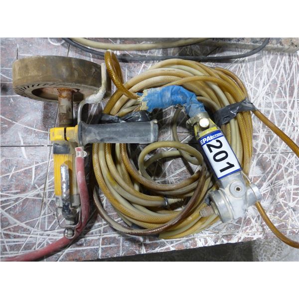 Sink hole air polisher c/w Air hose attachment