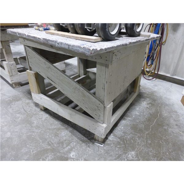 Work table, 45" x 47" x 36" H
