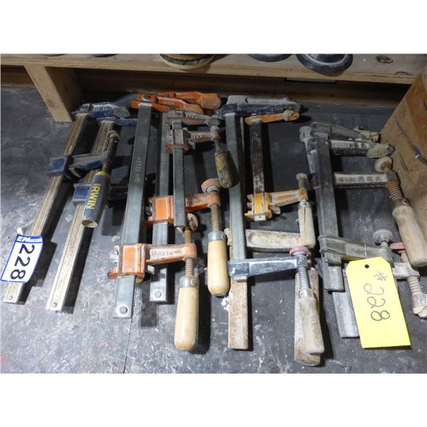 Qty of clamps (various sizes)