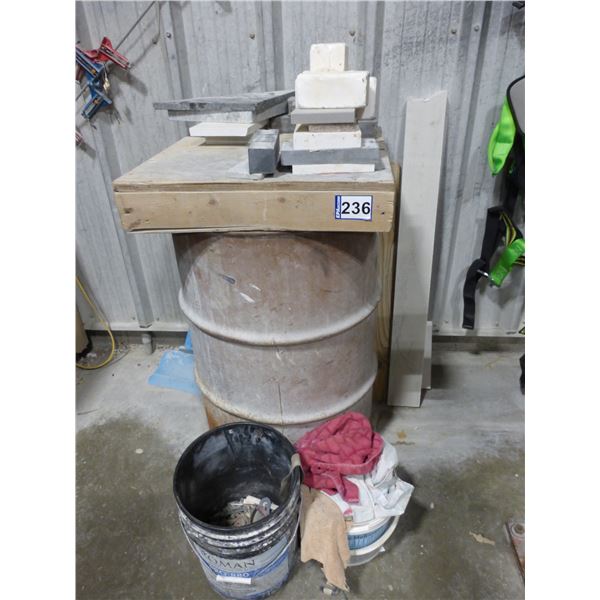 3' steel barrel, alum. spacers and Misc.