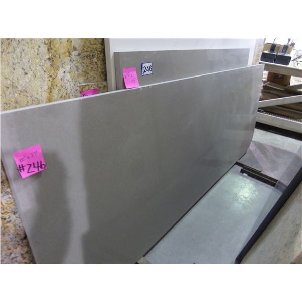 2- Slabs, Various sizes  x 1 1/4" thick, Carbon Quartz