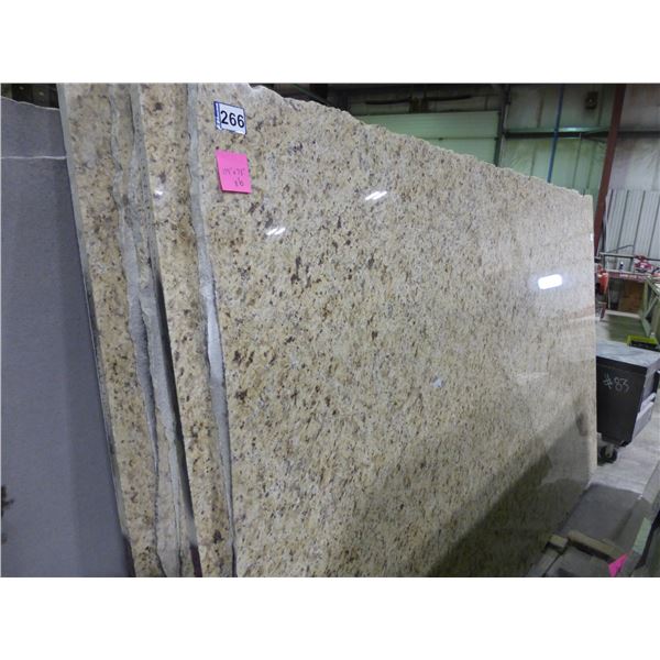 6- Full slabs, Approx. 119" x 73"  x 1 1/4" thick, Giallo ornamental Granite (so much each x 6)