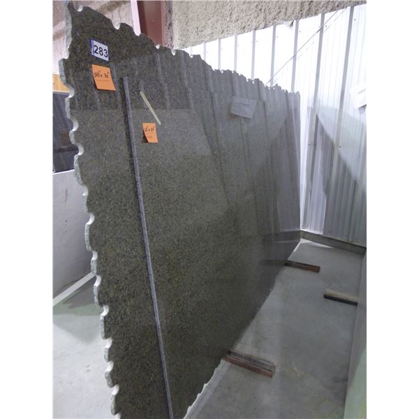 2- Slabs,  Various sizes x 3/4" thick, Champagne brown Granite