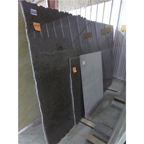 1- Full slab 116" x 68"  x 3/4", Imperial coffee and 3- slabs, Various sizes  x 3/4" thick, Imperial